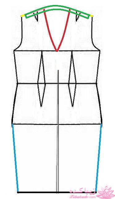 آموزش دوخت لباس مجلسی