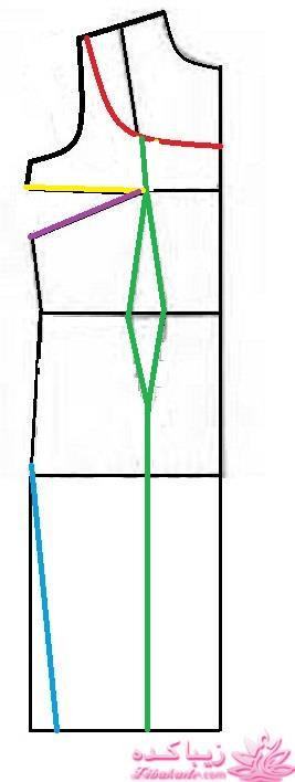 آموزش دوخت لباس مجلسی