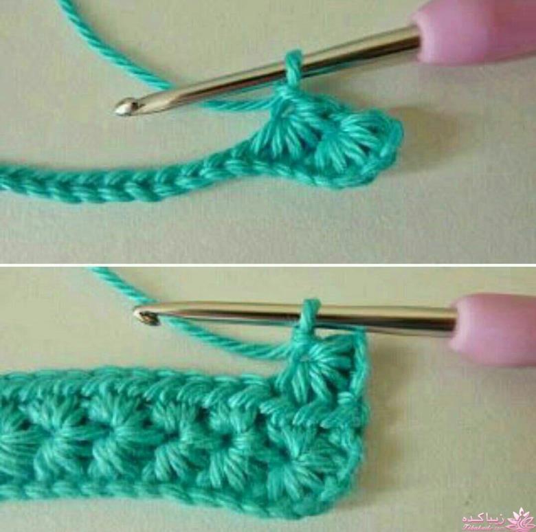 آموزش اصول اولیه ی قلاب بافی و نقشه خوانی