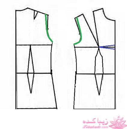 آموزش دوخت لباس مجلسی