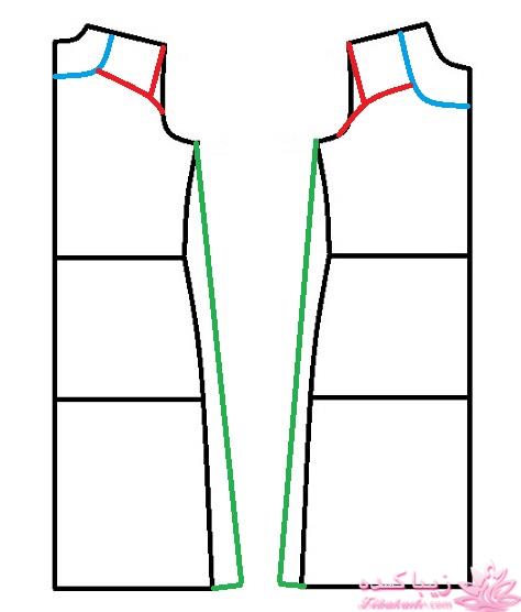 آموزش دوخت لباس مجلسی