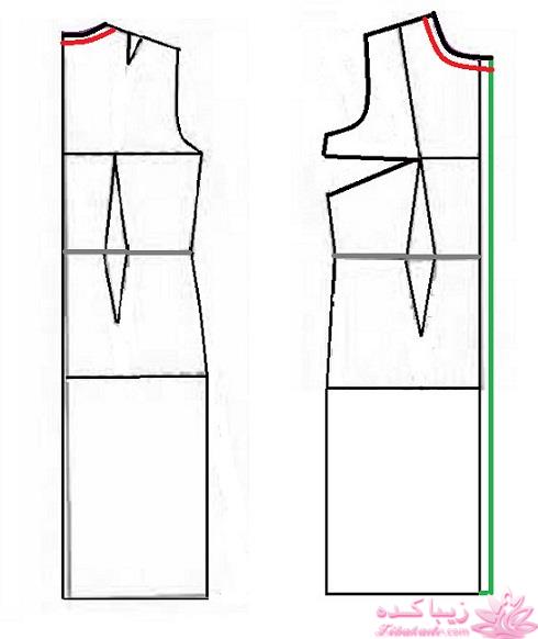 آموزش دوخت مانتو مجلسی