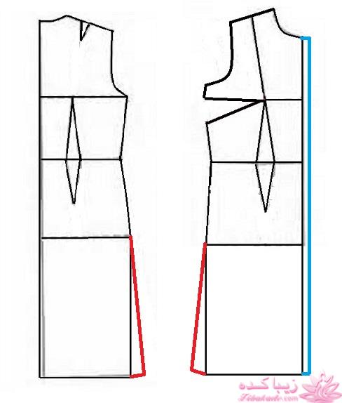 آموزش دوخت مانتو