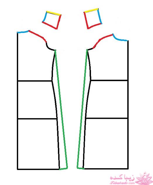 آموزش دوخت لباس مجلسی