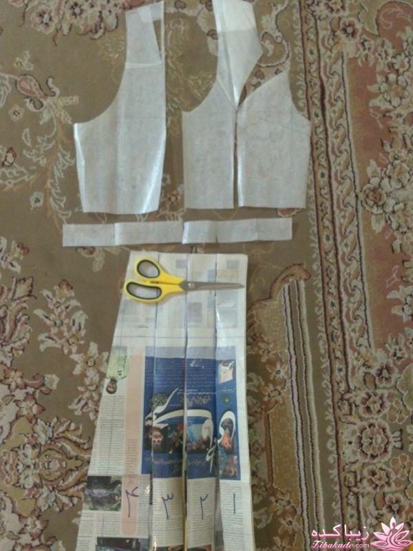 آموزش دوخت لباس مجلسی