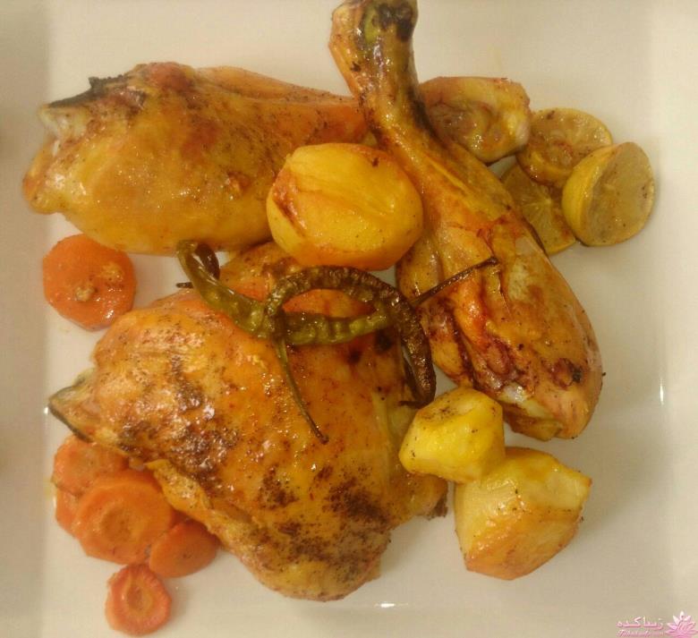ی مرغ زعفرونی خوشمزه میخواااام