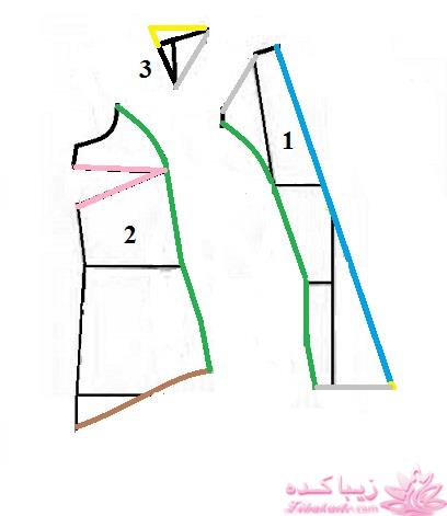 آموزش دوخت لباس مجلسی