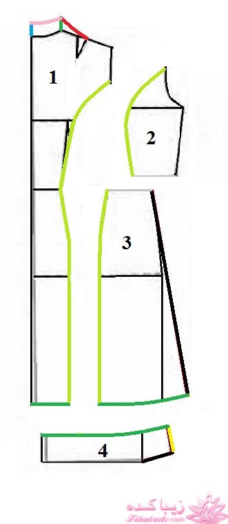 آموزش دوخت لباس مجلسی