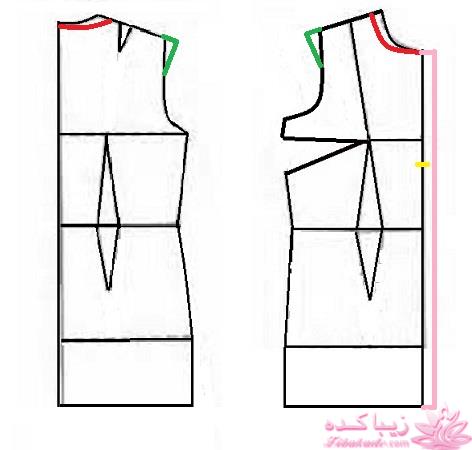 آموزش دوخت لباس مجلسی