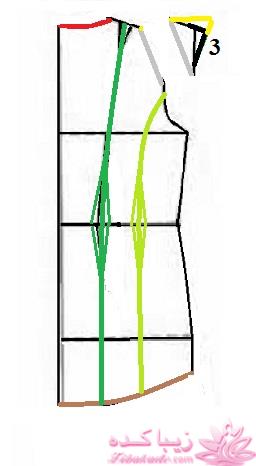 آموزش دوخت لباس مجلسی