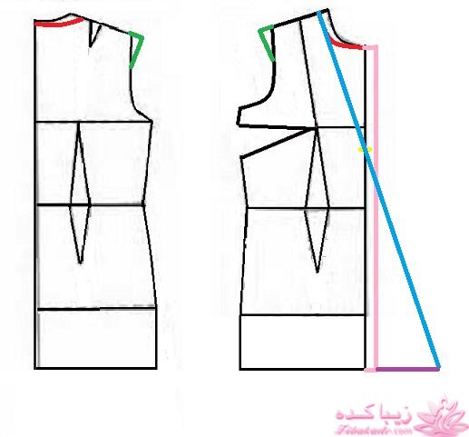 آموزش دوخت لباس مجلسی