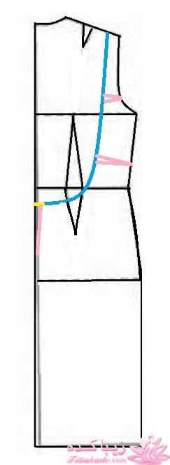 آموزش دوخت لباس مجلسی