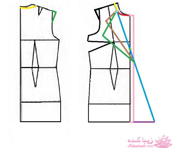 آموزش دوخت لباس مجلسی