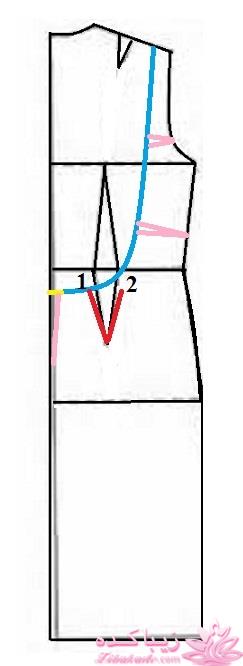 آموزش دوخت لباس مجلسی