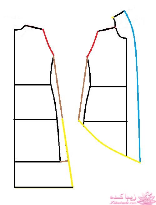 آموزش دوخت مانتو