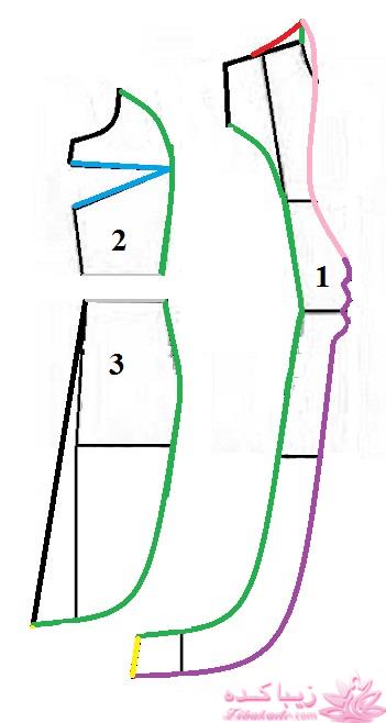آموزش دوخت لباس مجلسی