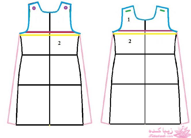 آموزش خیاطی لباس کودک