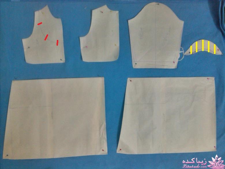 آموزش خیاطی لباس کودک