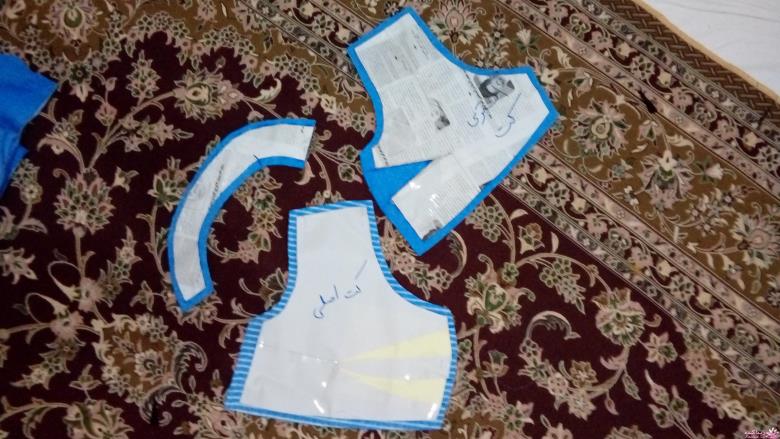 آموزش دوخت لباس مجلسی