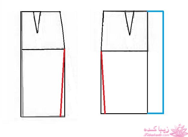 آموزش دوخت لباس مجلسی