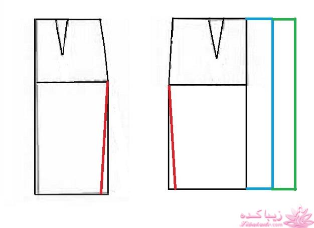 آموزش دوخت لباس مجلسی