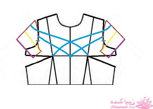 آموزش دوخت لباس مجلسی