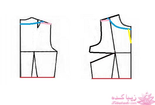 آموزش دوخت لباس مجلسی