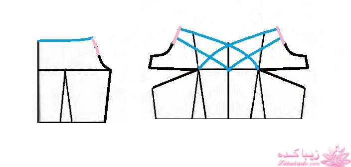 آموزش دوخت لباس مجلسی