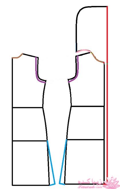 آموزش دوخت مانتو