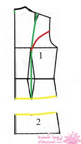 آموزش دوخت لباس مجلسی