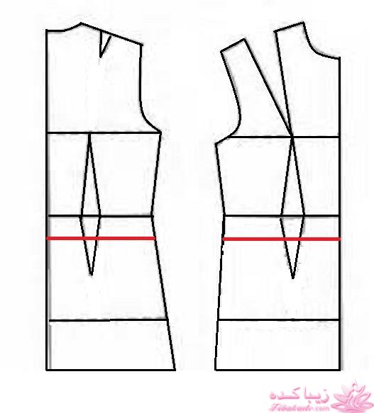 آموزش دوخت لباس مجلسی