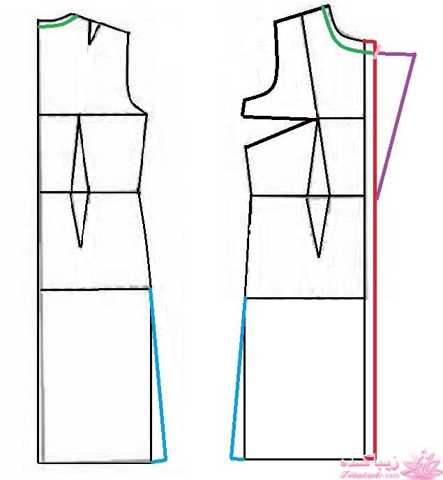 آموزش دوخت مانتو