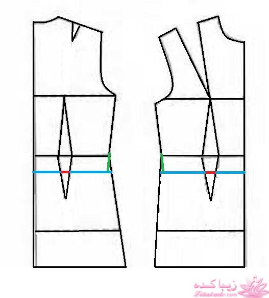 آموزش دوخت لباس مجلسی