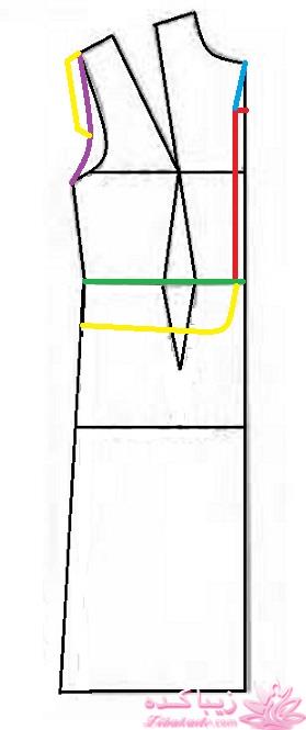 آموزش دوخت لباس مجلسی