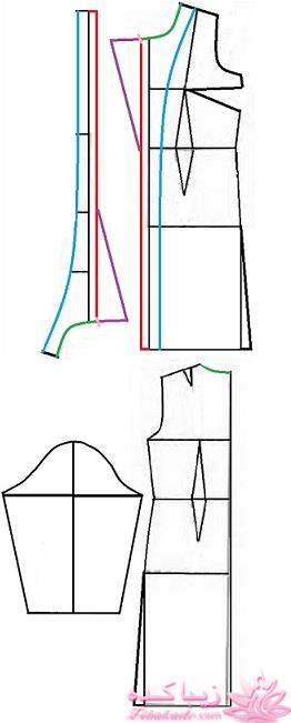 آموزش دوخت مانتو