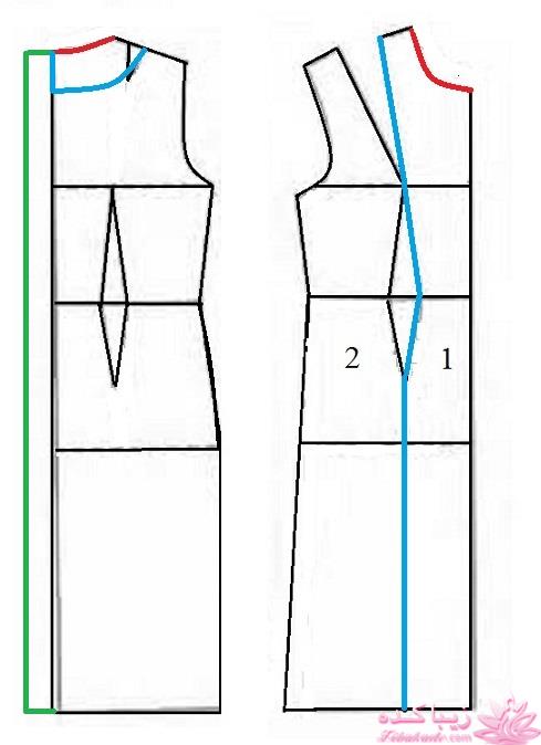 آموزش دوخت مانتو