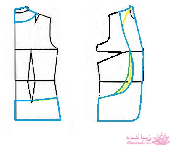 آموزش دوخت لباس مجلسی