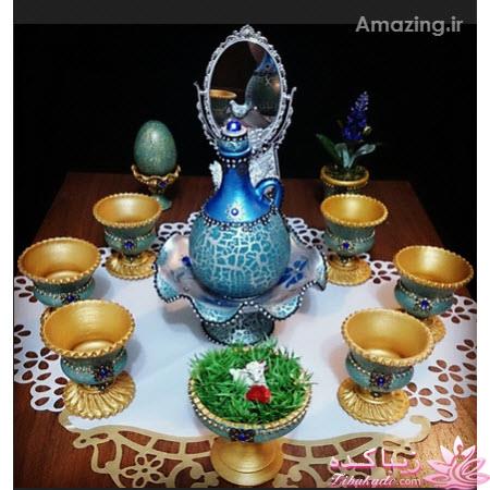 انواع مدل های ظروف هفت سین برای سال جدید