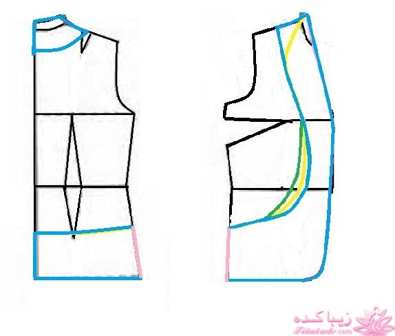 آموزش دوخت لباس مجلسی