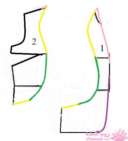 آموزش دوخت لباس مجلسی