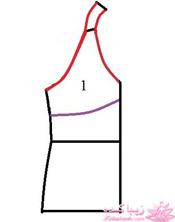 آموزش دوخت لباس مجلسی