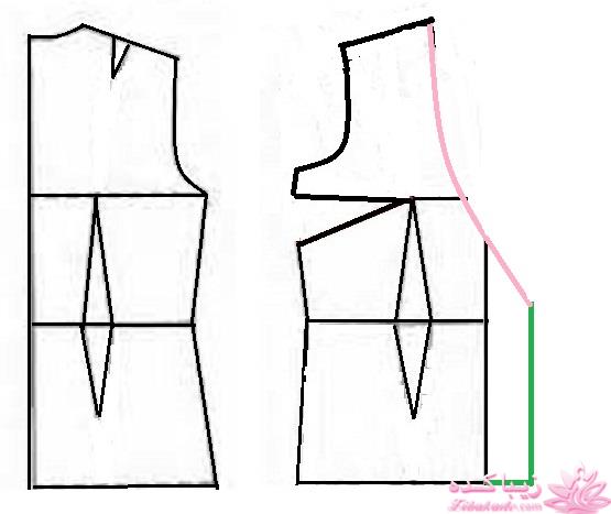 آموزش دوخت لباس مجلسی