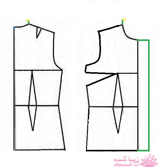 آموزش دوخت لباس مجلسی