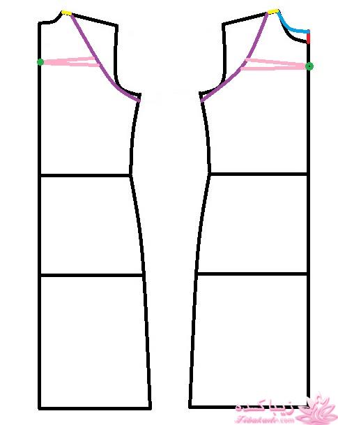 آموزش دوخت لباس مجلسی