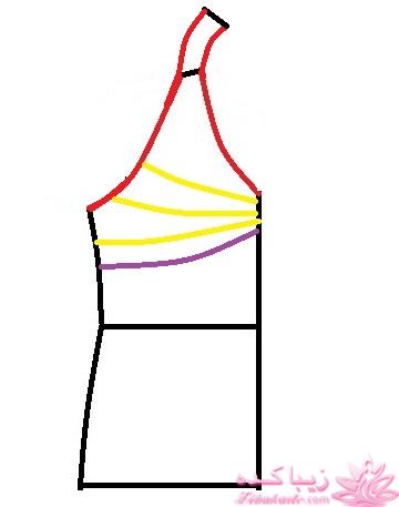 آموزش دوخت لباس مجلسی