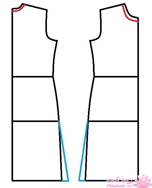 آموزش دوخت مانتو