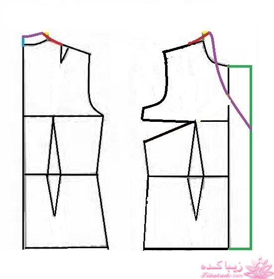 آموزش دوخت لباس مجلسی