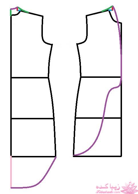 آموزش دوخت مانتو