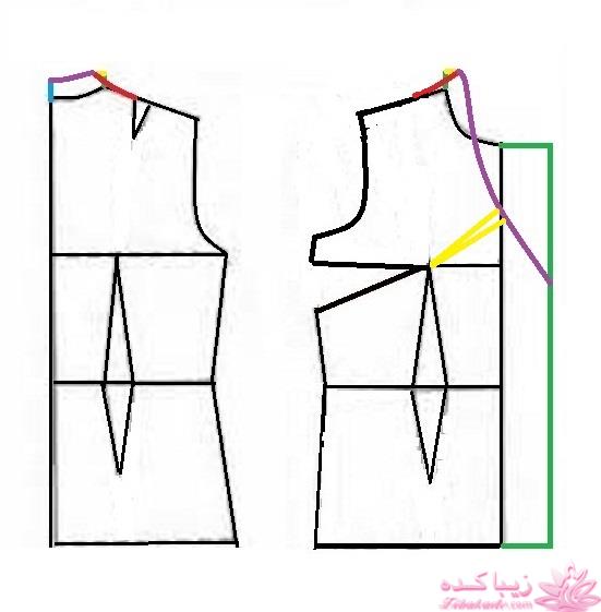 آموزش دوخت لباس مجلسی