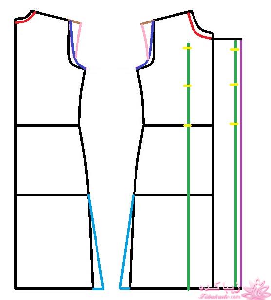 آموزش دوخت مانتو